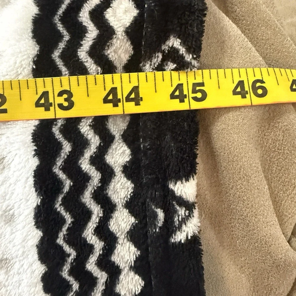Trail Crest Outdoorsmen‎ Womens S/M Fleece Robe Nightgown Fair Isle Hooded Warm